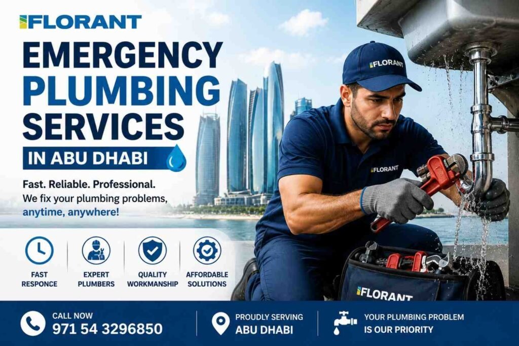 Emergency plumbing services in Abu Dhabi