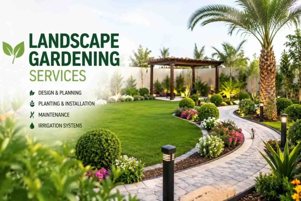 Landscape gardening services