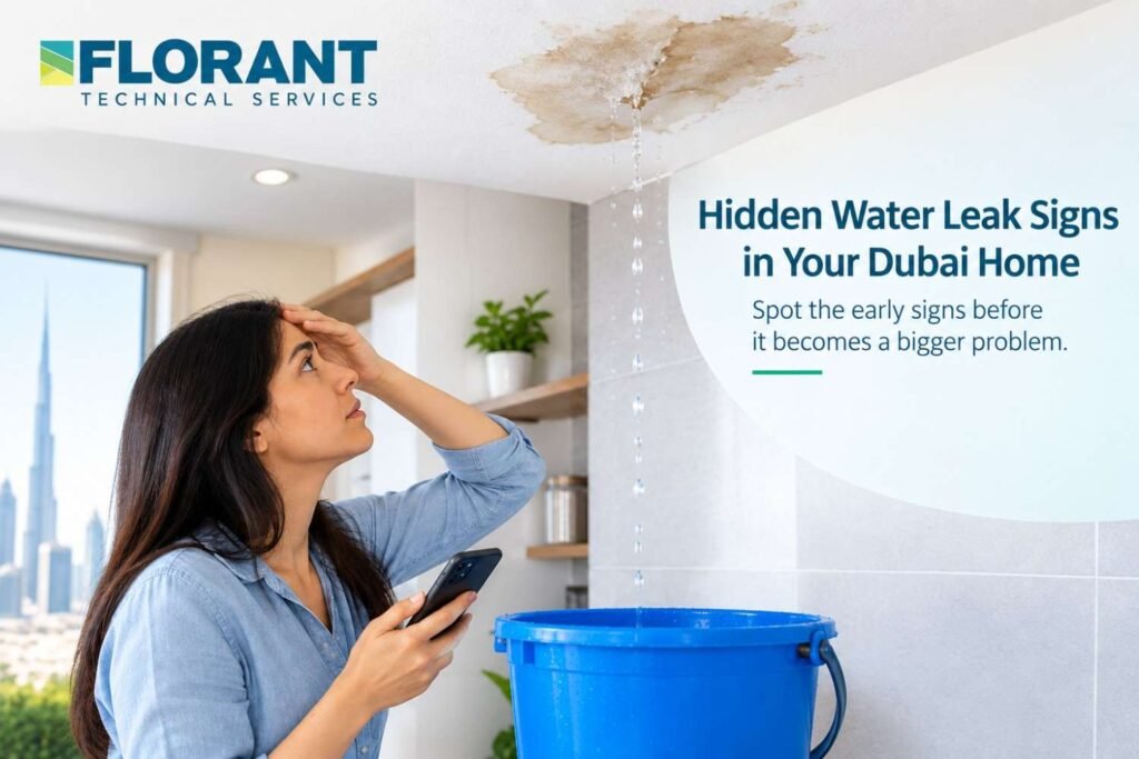 Hidden Water Leak Signs Abu Dhabi